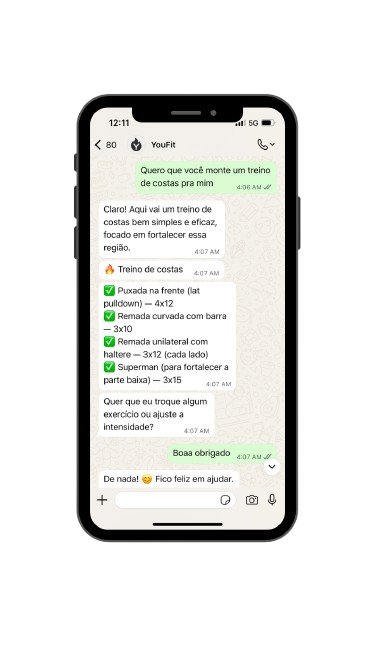 YouFit App - Treino Personalizado